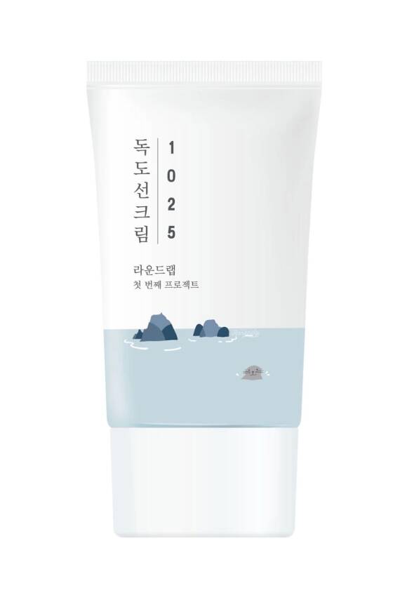1025 Dokdo Sunscreen (KORENDY) Leke Karşıtı Bakım Yapan Yeşil Çaylı Güneş Kremi 50ml - 1