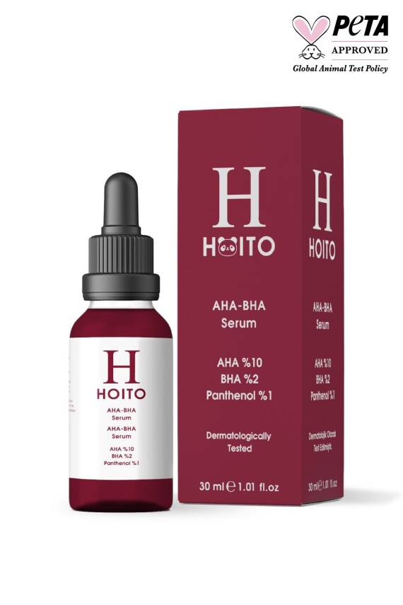 Aha Bha Serum 30ml - Canlandırıcı Cilt Tonu Eşitleyici Kırmızı Peeling Cilt Bakım Serumu - 1
