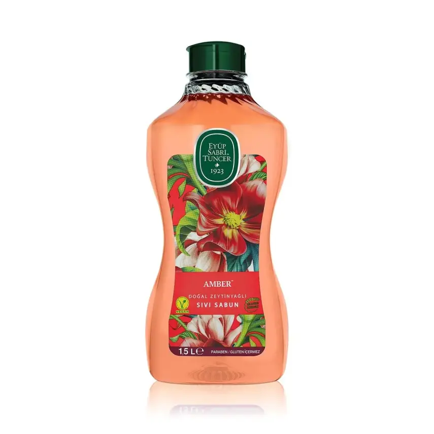 Amber Doğal Zeytinyağlı Sıvı Sabun 1.5 Lt - 1