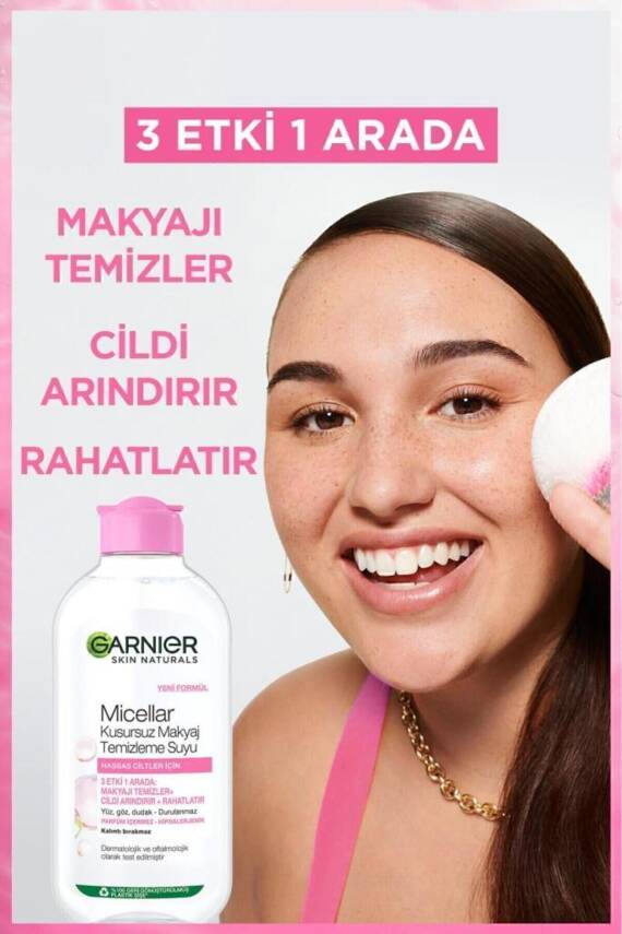 Ambre Solaire Invisible Spf50 Süper Uv Günlük Güneş Koruyucu Serum Micellar Makyaj Temizleme Suyu - 3