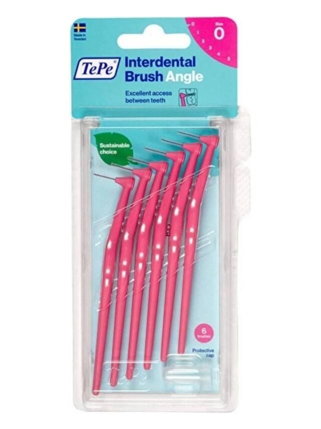 Angle Arayüz Fırçası Pembe 0,4 Mm 6 Adet - 1