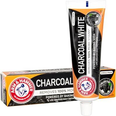 Arm & Hammer Charcoal Sensitive White Aktif Kömürlü Diş Macunu 75 ml