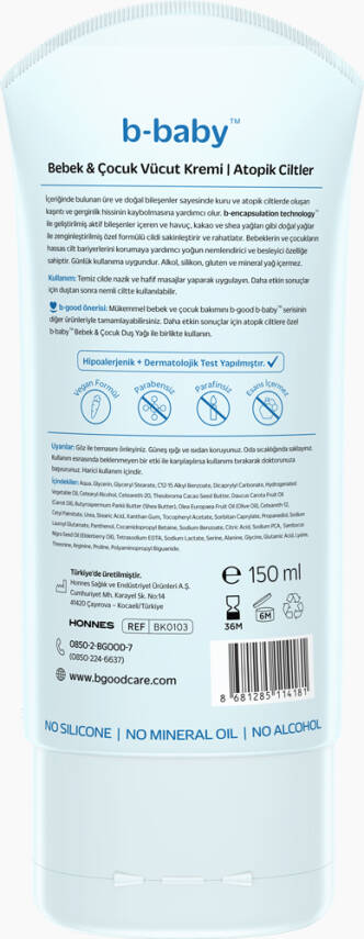 B-good B-Skincare Nemlendirici Vücut Kremi 150 ml - 2