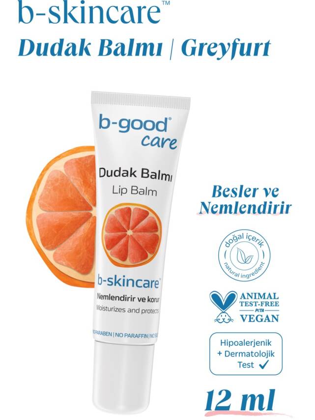 B-good Nemlendirici Dudak Balmı Greyfurt 12 ml - 1
