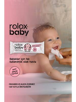 Baby - 50 Paket – Bebekler İçin Tek Kullanımlık Islak Havlu - 1