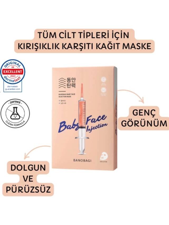 Baby Face Booster Mask (Bebeksi cilt etkisi Pürüzsüz cilt maskesi) - 1