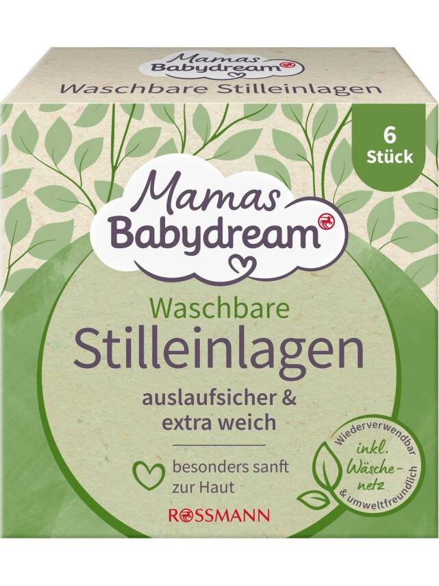 Babydream Göğüs Pedi Yıkanabilir 6'lı - 1
