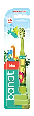 Banat Dino Çocuk Diş Fırçası 2-5 Yaş Arası
