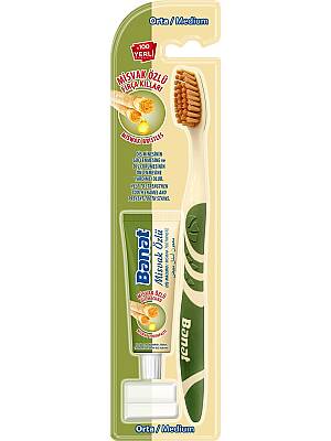Banat Misvak Özlü Diş Macunu 15 ml + Diş Fırçası