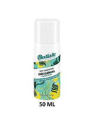 Batiste 50 ml Orijinal Çanta Boyu Kuru Şampuan Yağlı Saçlar İçin Hacim Verici Etki