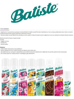 Batiste Fresh Kuru Şampuan - Yağlı Saçlar için Hacim Artırıcı ve Ferahlatıcı Etki, 200 ml - 2