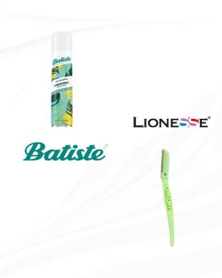 Batiste Original Kuru Şampuan 200 ml + Lionesse Kaş Usturası 