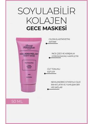 Beaute Attendue Beauté Attendue Collagen Peel-Off Night Mask – Soyulabilir Kolajen Gece Maskesi | Niasinamid & E Vitamini Içerikli - 2