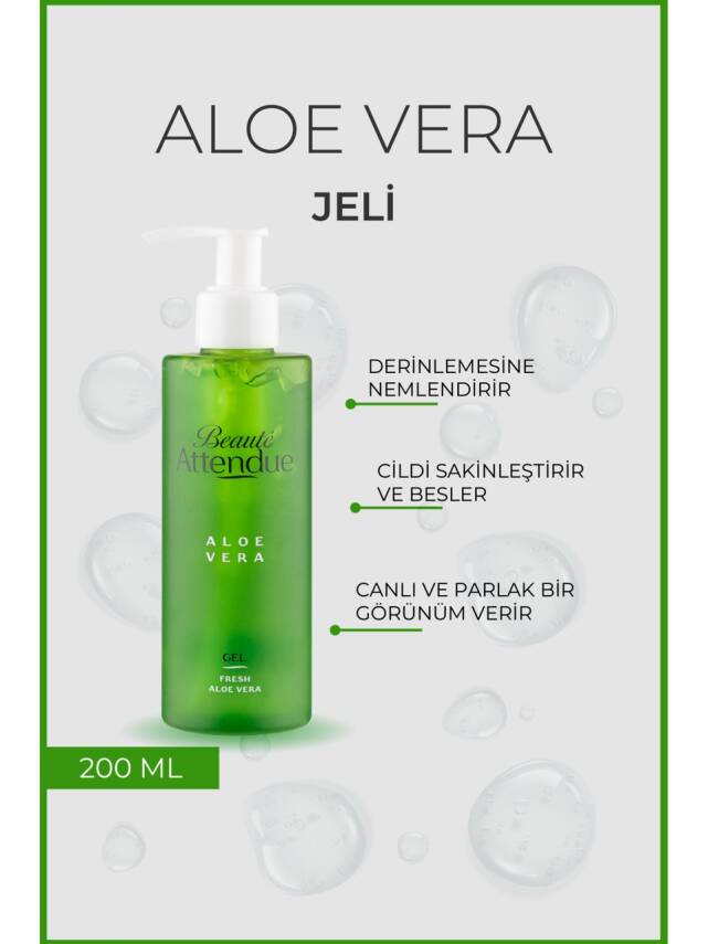Beaute Attendue Ferahlatıcı, Yatıştırıcı Ve Besleyici Aloe Vera Jel - 2