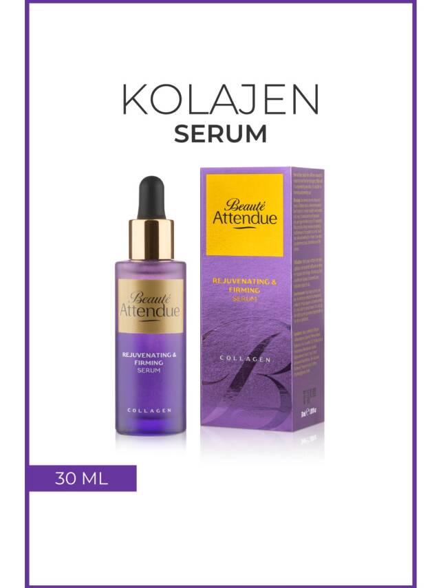 Beaute Attendue Kolajen, Yaşlanma Karşıtı, Gençleştirici, Cildi Sıkılaştırıcı Serum - 3