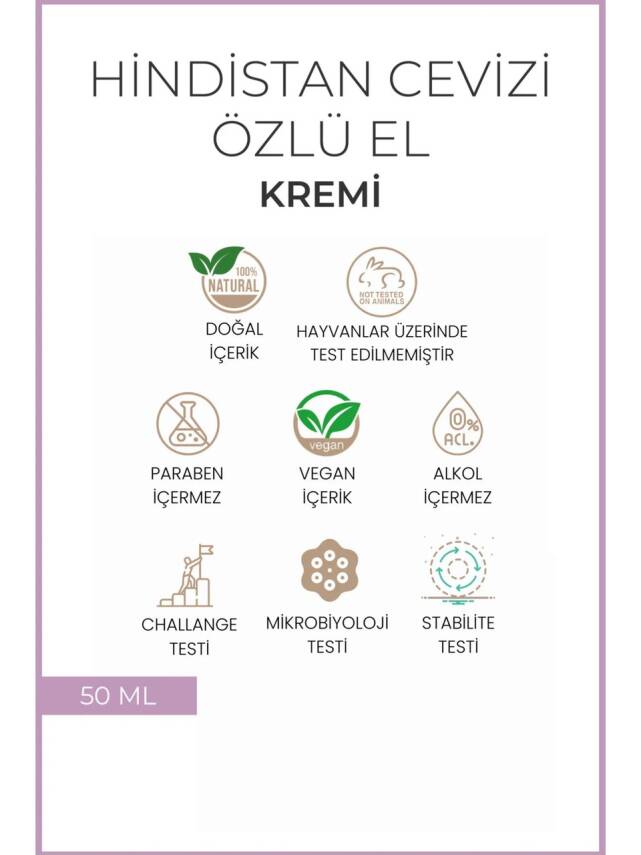 Beaute Attendue Nemlendirici Ve Besleyici Hindistan Cevizli El Kremi - 4