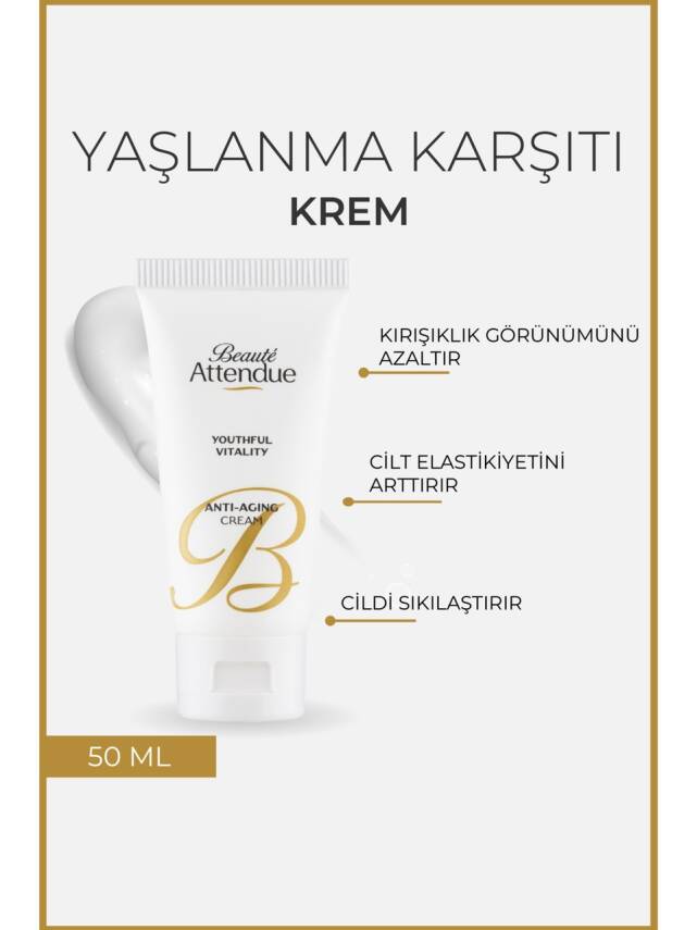 Beaute Attendue Yaşlanma Karşıtı, Dolgunlaştırıcı, Canlılık Veren Anti-aging Krem - 2