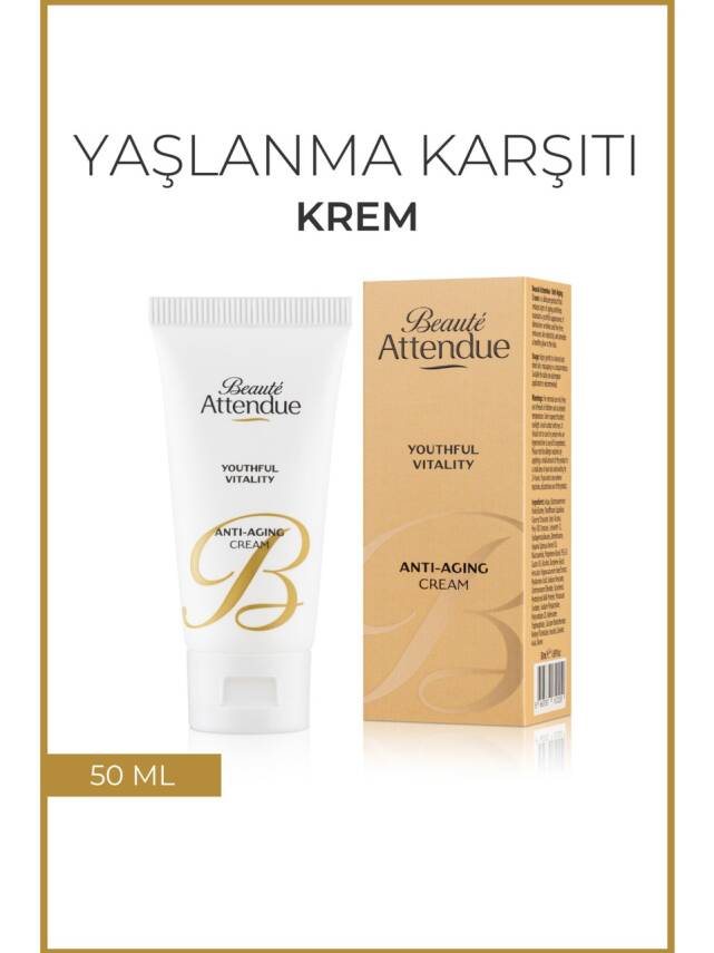 Beaute Attendue Yaşlanma Karşıtı, Dolgunlaştırıcı, Canlılık Veren Anti-aging Krem - 3