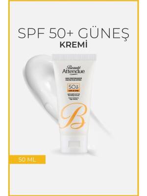 Beaute Attendue Yüksek Koruma Performanslı Spf 50+ Yüz Güneş Kremi - 2