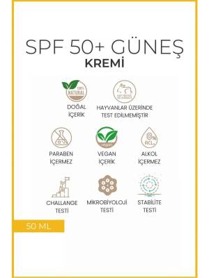 Beaute Attendue Yüksek Koruma Performanslı Spf 50+ Yüz Güneş Kremi - 4