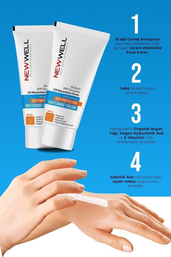 Besleyici SPF Korumalı Cilt Beyazlatıcı Krem 50ML - 3