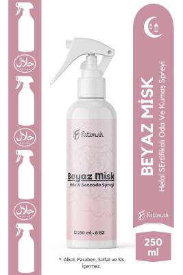 Beyaz Misk Oda Ve Kumaş Spreyi Seccade Spreyi Oda Kokusu Koku Çamaşır Spreyi 250ml - 1