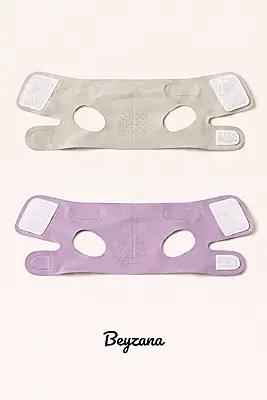 BEYZANA 1 Adet Karışık Renk Unisex Yüz Şekillendirme Bandajı & Çene Altı Gıdı Korsesi