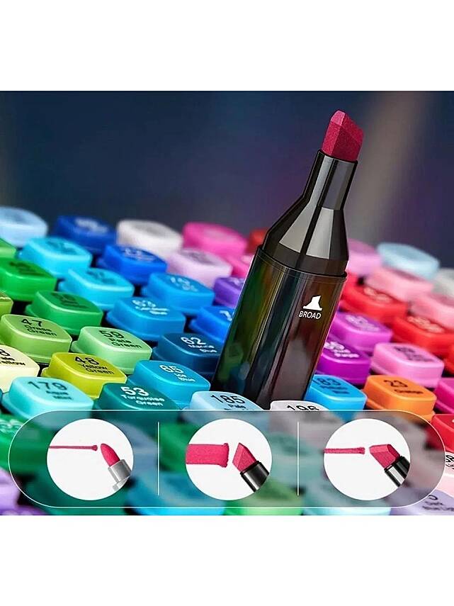 Beyzana 24'lü Keçeli Kalem Seti Taşıma Çantası ile Profesyonel Kullanım İçin Uygun - 2