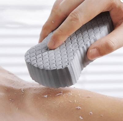 BEYZANA Banyo Vücut Duş Süngeri Sihirli Vücut Ölü Deri Sökücü Vücut Masaj Peeling Fırçası Süngeri - 2