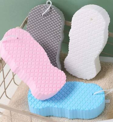 BEYZANA Banyo Vücut Duş Süngeri Sihirli Vücut Ölü Deri Sökücü Vücut Masaj Peeling Fırçası Süngeri - 1