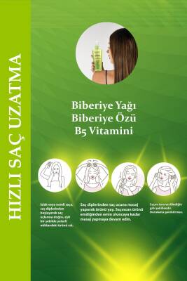 Biberiye Saç Toniği 200 ml Hızlı Ve Sağlıklı Saç Uzatma Etkili - 3