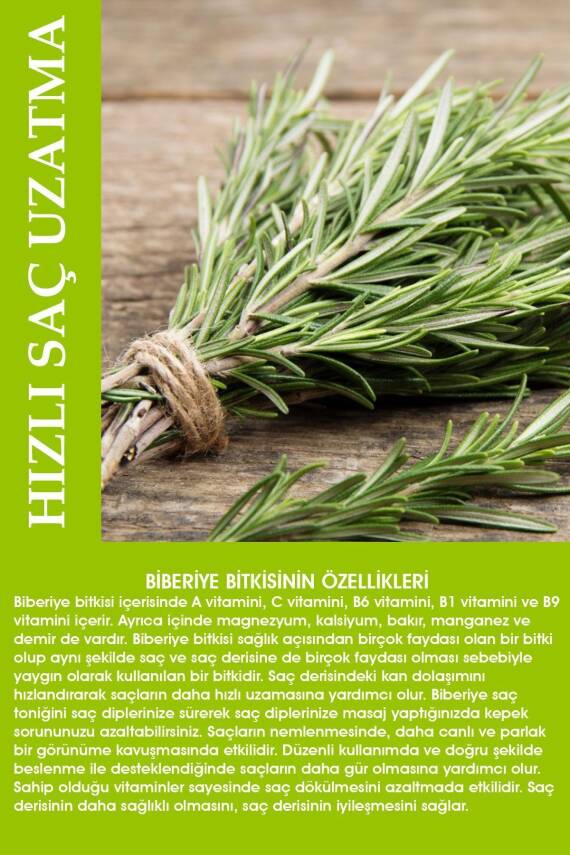 Biberiye Saç Toniği 200 ml Hızlı Ve Sağlıklı Saç Uzatma Etkili - 7