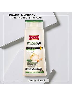 Bioblas Botanic Oils Besleyici ve Onarıcı Sarımsak Şampuan 360 ml - 3