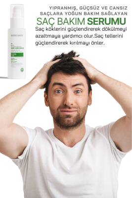 Biotin Keratin Ve Argan Yağı İçerikli Saç Dökülmesi ve Yıpranmış Saçlar için Saç Bakım Serumu - 3