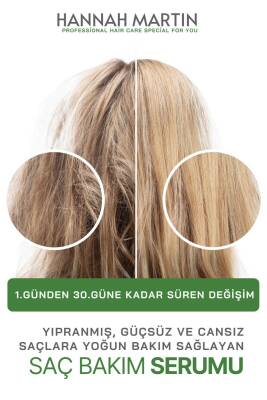Biotin Keratin Ve Argan Yağı İçerikli Saç Dökülmesi ve Yıpranmış Saçlar için Saç Bakım Serumu - 4