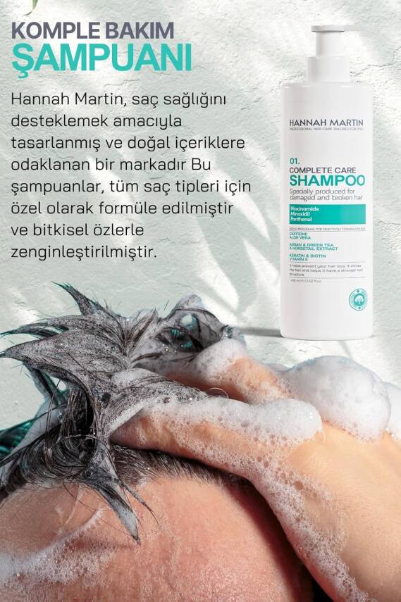 Biotin Ve Niacinamide Içerikli,dökülen Ve Geç Uzayan Saçlar Için 11 Aktifli Dökülme Karşıtı Şampuan - 3