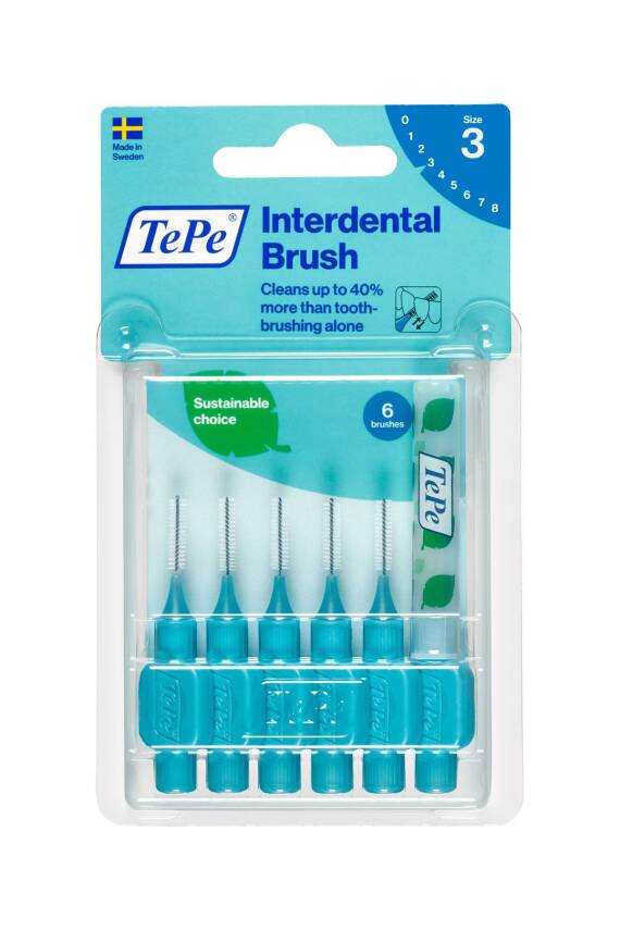 Blisterli Arayüz Fırçası 6 Lı Mavi - 1