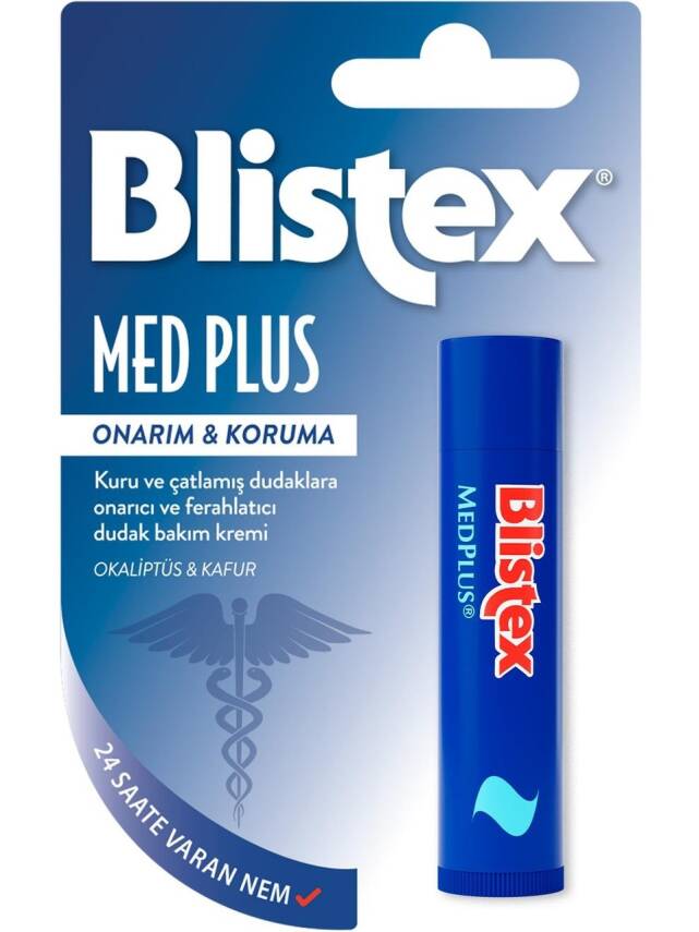 Blistex MedPlus Stick Kuruyan ve Çatlayan Dudaklara Yoğun Bakım Kremi - 1