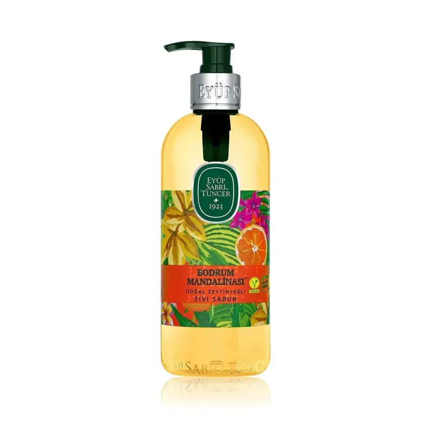 Bodrum Mandalinası Doğal Zeytinyağlı Sıvı Sabun 500 Ml - 1