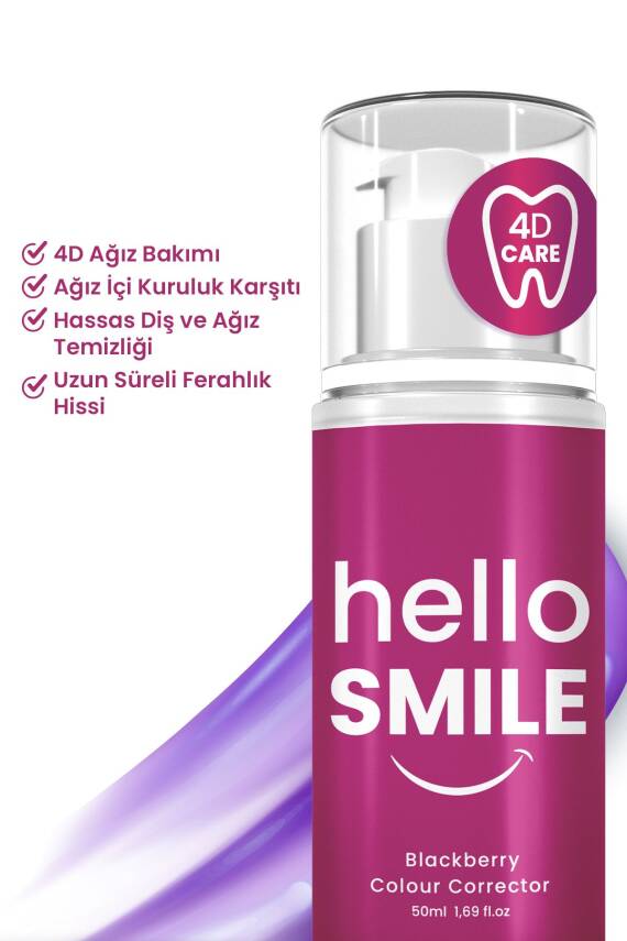 Böğürtlen Aromalı 4d Beyazlatıcı Diş Jeli - 3