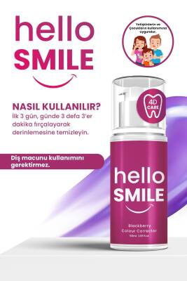 Böğürtlen Aromalı 4d Beyazlatıcı Diş Jeli - 4