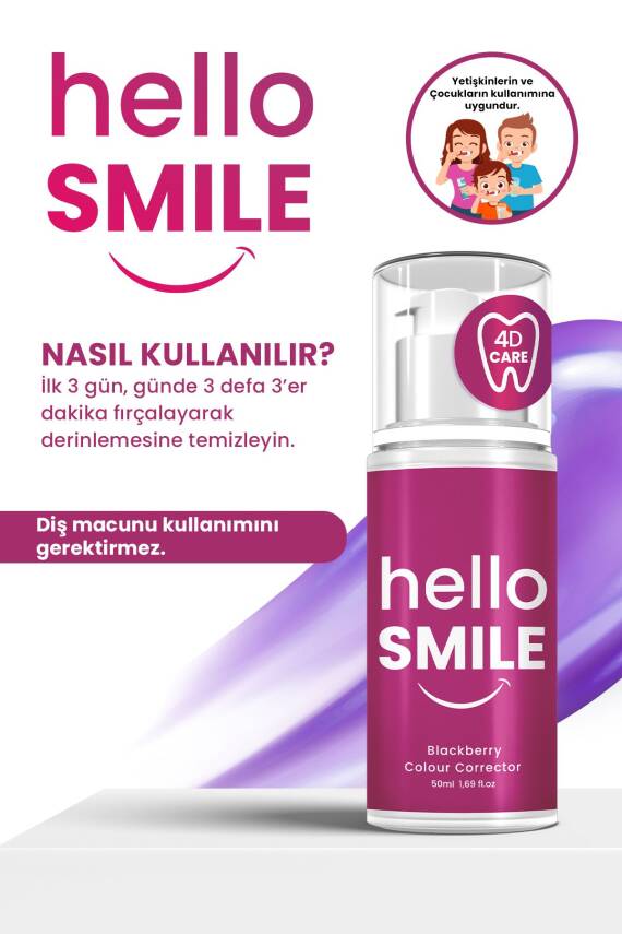 Böğürtlen Aromalı 4d Beyazlatıcı Diş Jeli - 4