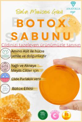 Botox Sabun Botoks Ciltteki Lekeleri Giderici Aydınlatıcı Bal Özlü - 1