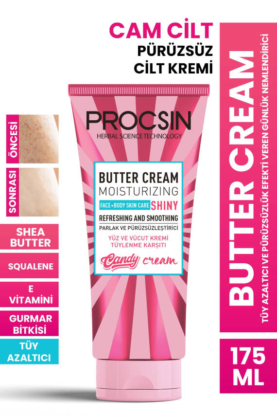 Butter Cream Tüy İnceltici Ve Pürüzsüzlük Efekti Veren Günlük Nemlendirici 175 ml - 1