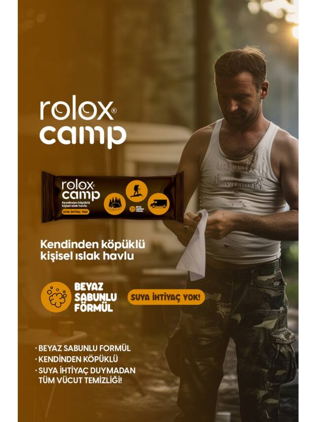 Camp - 10 Paket – Kendinden Köpüklü Kişisel Islak Havlu - 1