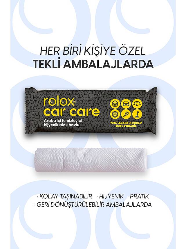 Car Care -50 Paket - Araba Içi Temizleyici Hijyenik Islak Havlu - 3