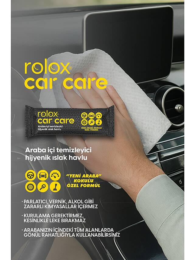 Car Care -50 Paket - Araba Içi Temizleyici Hijyenik Islak Havlu - 1