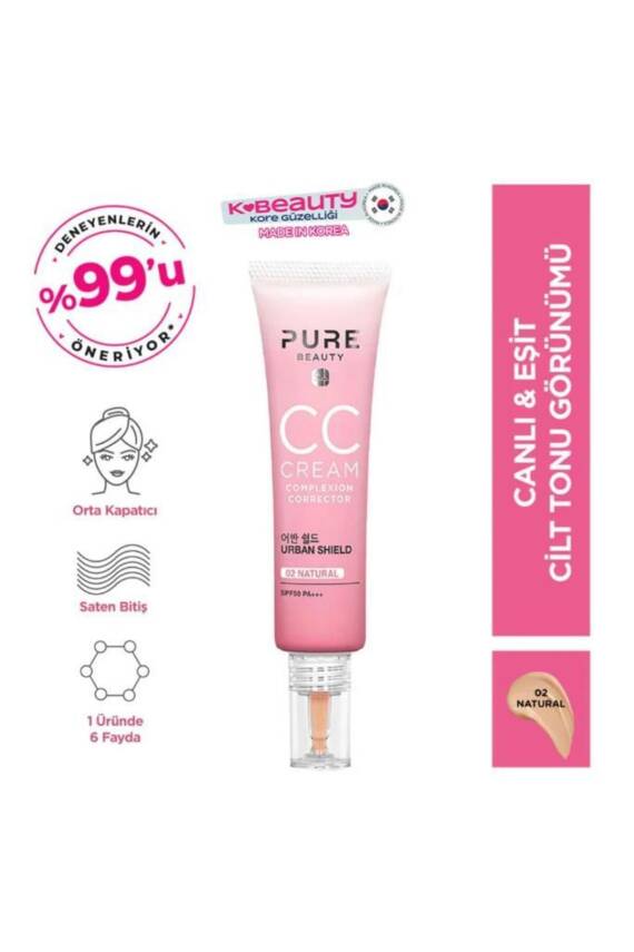 Cc Krem Spf50 Pa Natural 30 ml - 1
