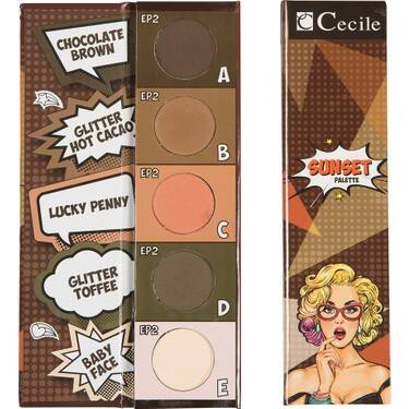 Cecile Eyeshadow Palette Far Paleti Ep2 - 1