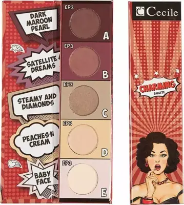 Cecile Eyeshadow Palette Far Paleti Ep3 - 1